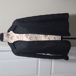 Burberry London Diamond Quilt Design Jacket, Coat Black Small